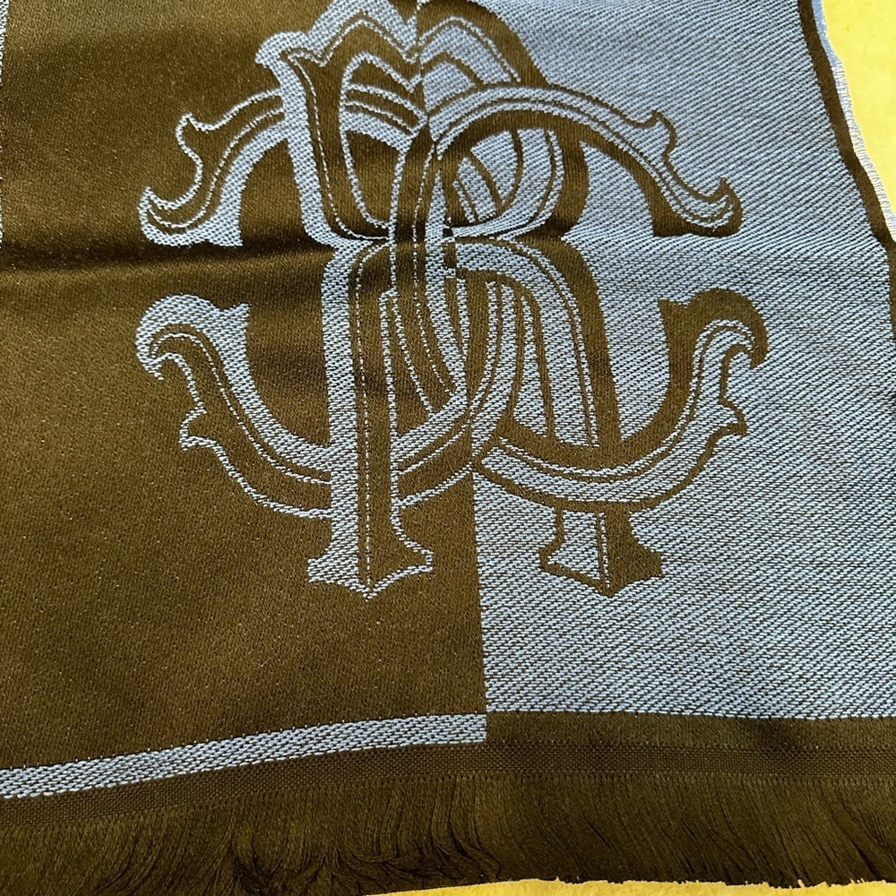Roberto Cavalli Black and Blue Women's scarfs - Picture 3 of 6